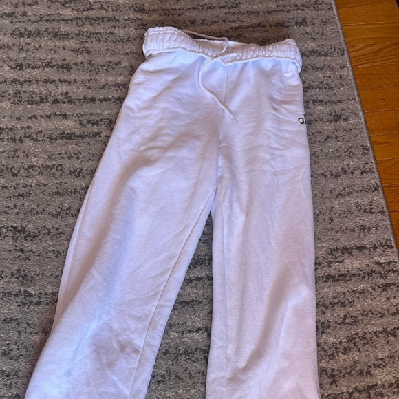 White alo sweatpants, sweats, unisex sweats, long sweats, high quality - Picture 6 of 6